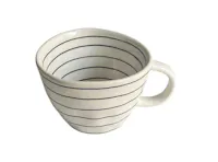 Distort Mug - Stripe Black