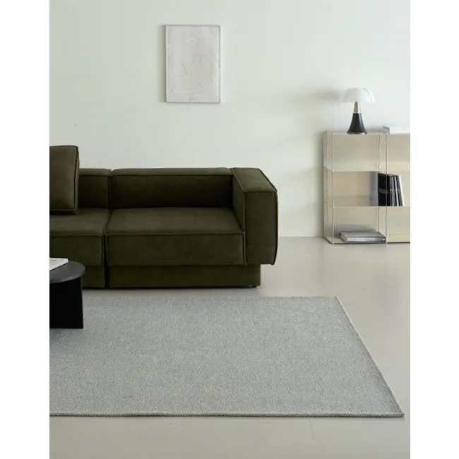 Harris Woven Rug (2 Sizes) - Silver Grey - 13