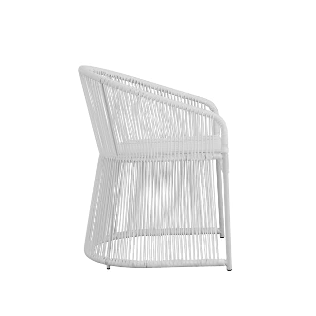 Laureen Outdoor Chair - White - 4