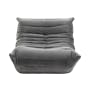 Hayward 3 Seater Low Sofa with Hayward 1 Seater Low Sofa in Warm Grey (Velvet) - 7