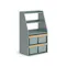 Tidy Integrated Storage Unit - Blueberry, Almond