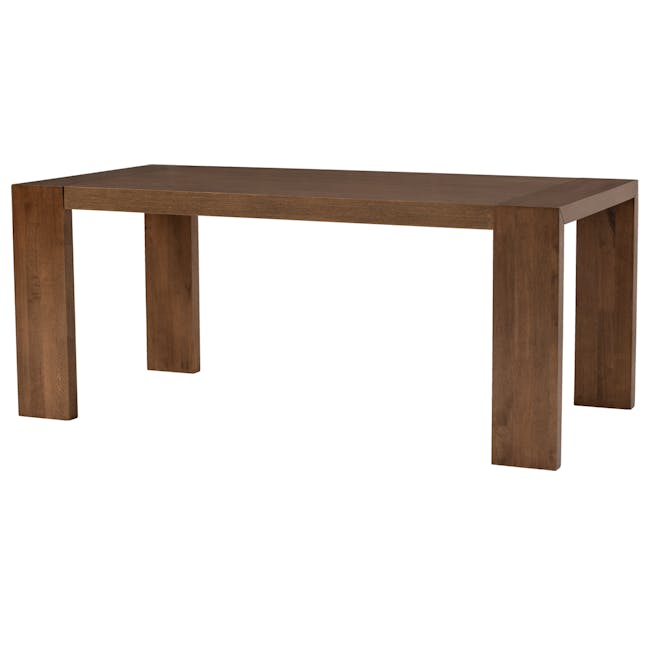 Clarkson Dining Table 1.8m in Cocoa with 4 Imogen Dining Chairs in Chestnut - 1