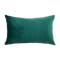 Alyssa Velvet Lumbar Cushion cover - Emerald