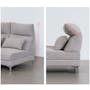 Layla 3 Seater Extended Sofa - Light Grey - 9