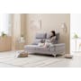 Layla 3 Seater Extended Sofa - Light Grey - 2