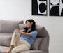 Layla 3 Seater Extended Sofa - Light Grey - 8