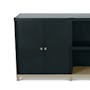 Flo Low Storage Cabinet 1.5m - Night - 3