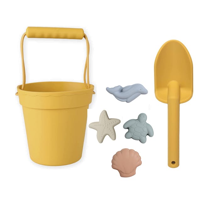 Silicone Beach Toy - Mustard Yellow - 4