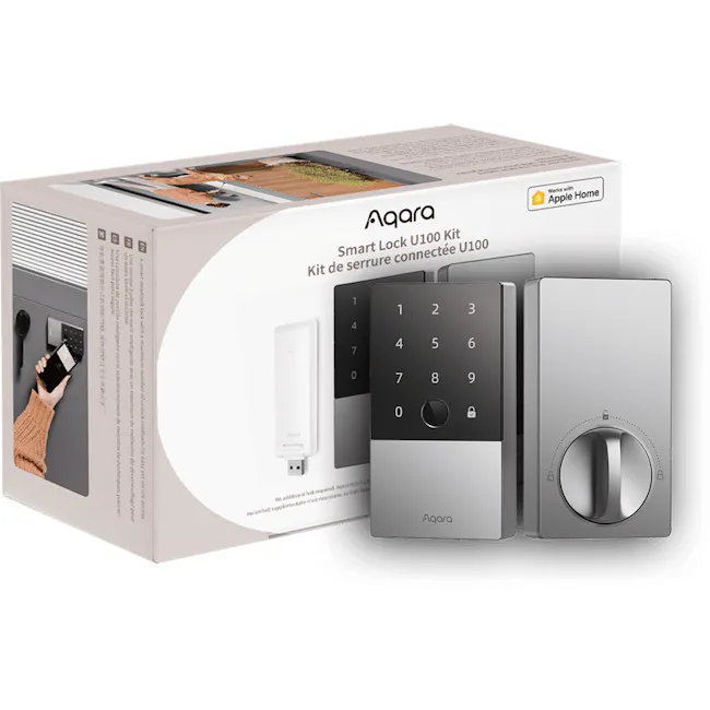 Aqara Door Lock U100 - Silver (For Installation on Wooden Door Only) - 7