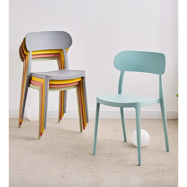 Ferona Stackable Chair - Pink - 2
