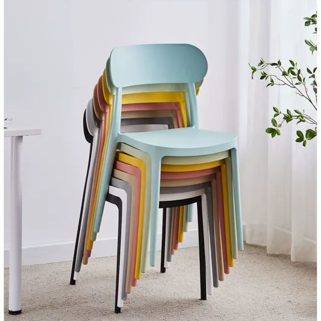 Ferona Stackable Chair - Yellow - 8
