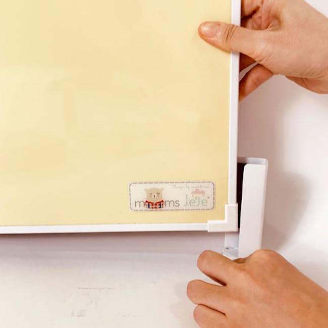 Momsboard Jeje Square Magnetic Writing Board - Grey (2 Sizes) - 4