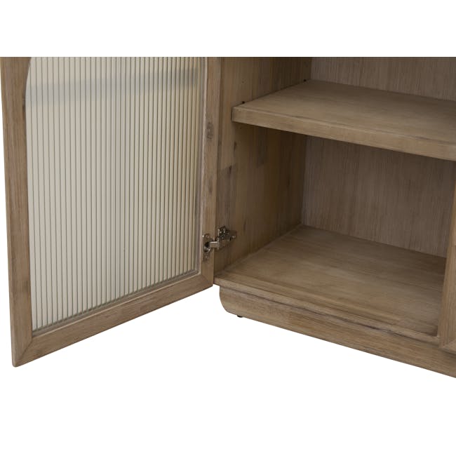 Catania Sideboard 1.6m - 12 - Wooden shelf, wooden cabinet, wooden floor, wooden wall, wooden door, wooden shelf, wooden