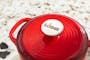 Lodge Enameled Cast Iron Dutch Oven - Red (3 Sizes) - 2