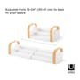 Bellwood 3-Tier Expandable Table Shelf - White, Natural - 3