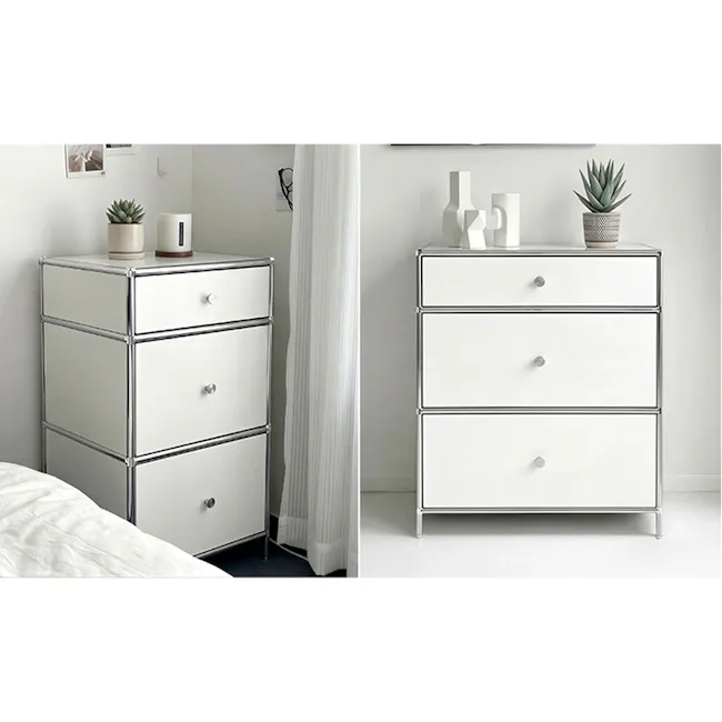 Ace 3 Drawer Chest 0.6m - White - 6