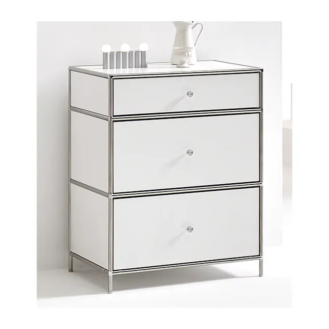 Ace 3 Drawer Chest 0.6m - White - 5
