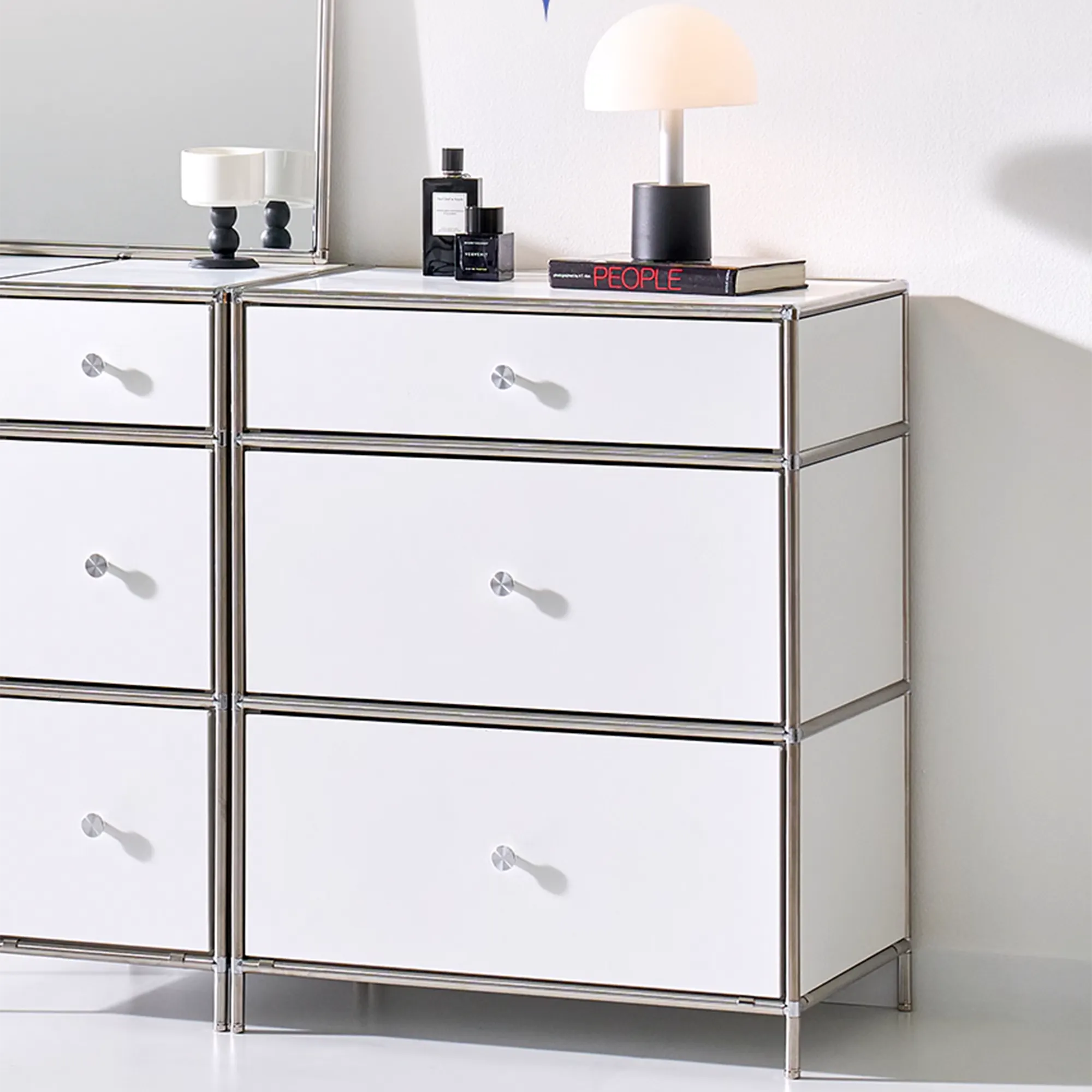 Ace 3 Drawer Chest 0.6m - White - 14