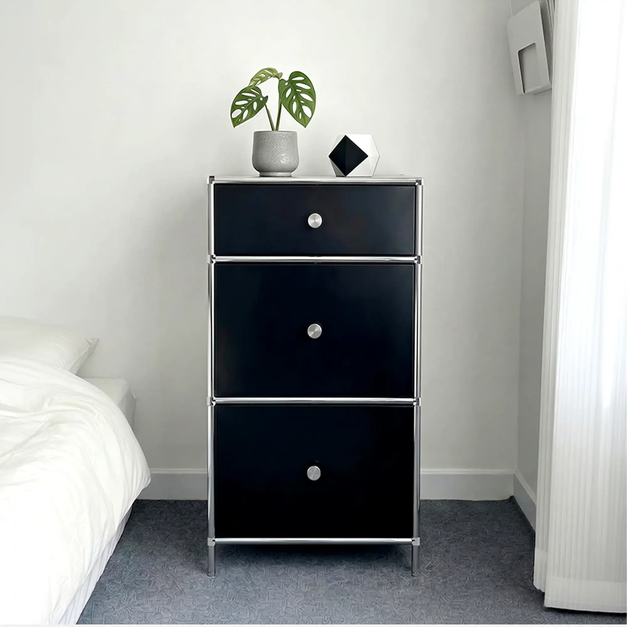 Ace 3 Drawer Chest 0.6m - White - 20