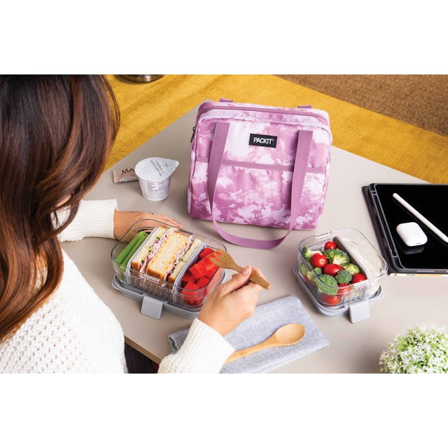PackIt Freezable Hampton Lunch Bag - Mulberry - 1