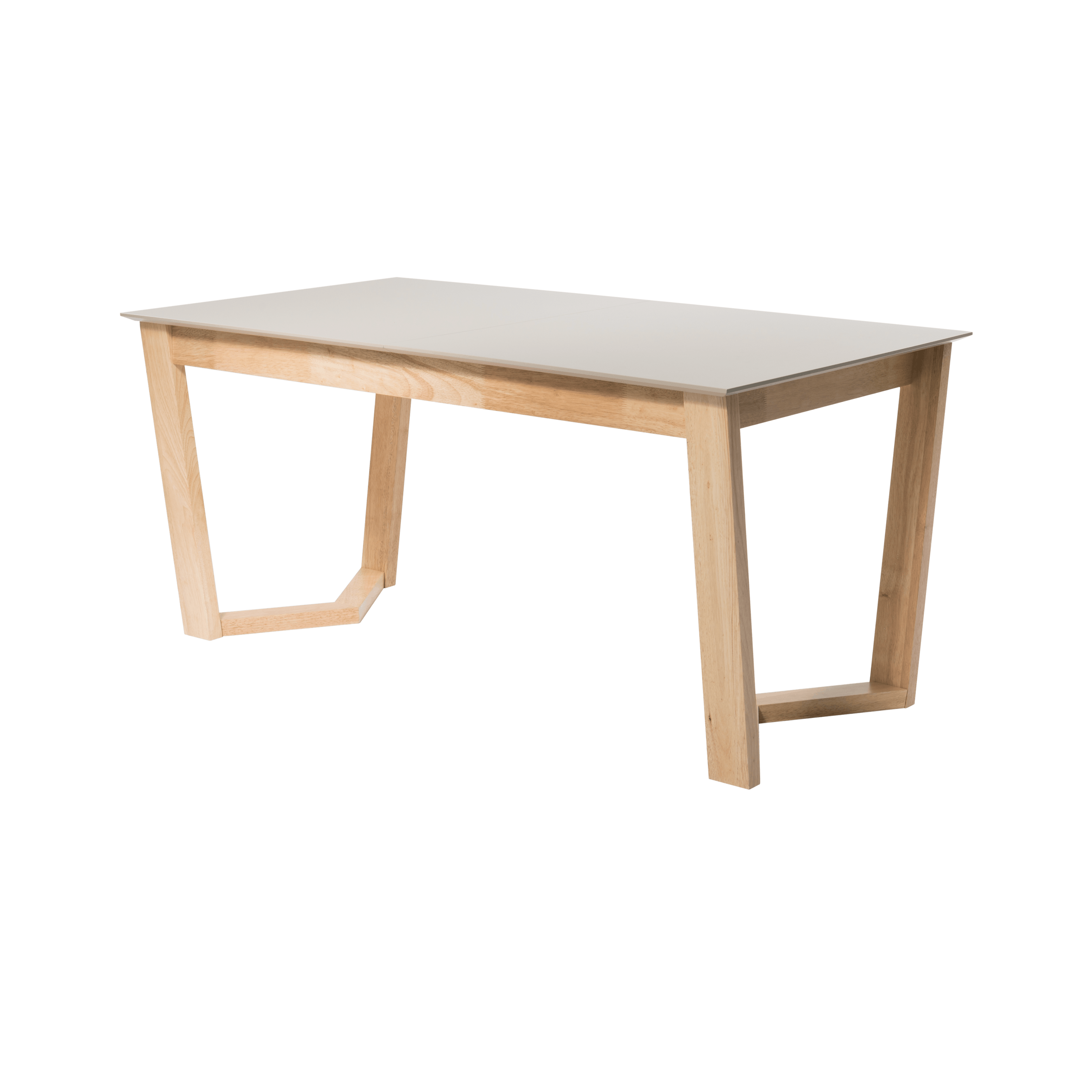 (As-Is) Meera Extendable Dining Table 1.6m-2m - Natural, Taupe Grey