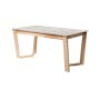 (As-is) Meera Extendable Dining Table 1.6m-2m - Natural, Taupe Grey - 0