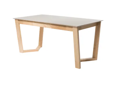 (As-Is) Meera Extendable Dining Table 1.6m-2m - Natural, Taupe Grey