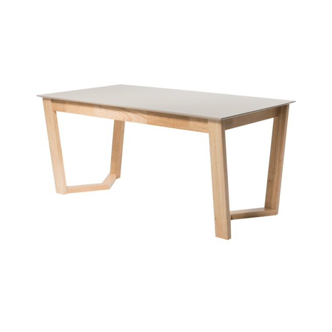 Meera Extendable Dining Table 1.6m-2m - Natural, Taupe Grey - 0
