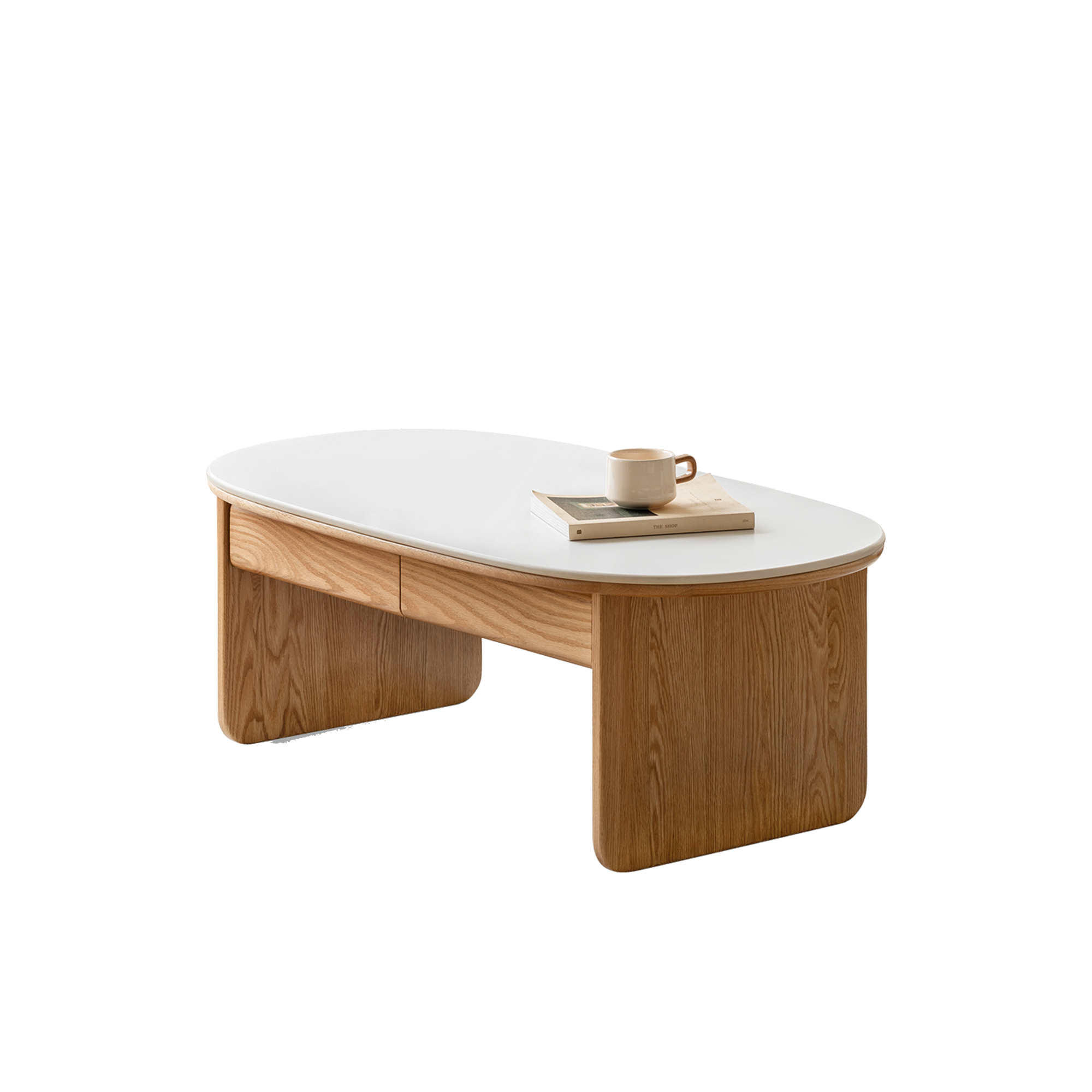 Amie Drawer Coffee Table 1.05m (Sintered Stone)