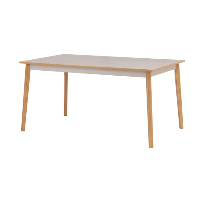 Sergio Dining Table 1.5m - Natural, Grey - 0