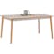 Sergio Dining Table 1.5m - Natural, Grey - 4