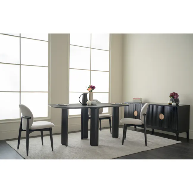 Sonna Asymmetrical 6 Seater Dining Table 1.8m - 8