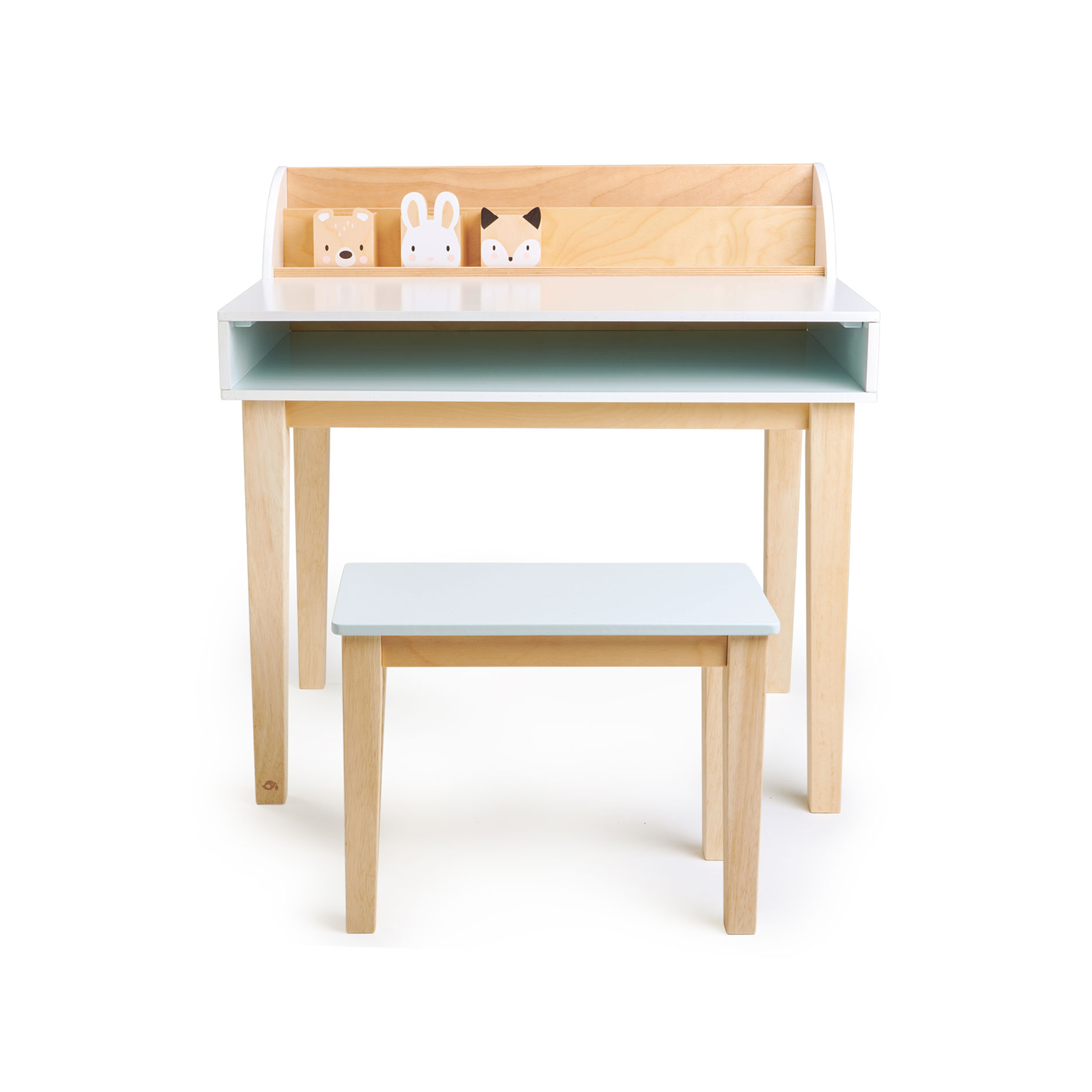 Tender Leaf Forest Desk and Chair - Fully Assembled