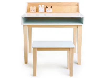 Tender Leaf Forest Desk and Chair