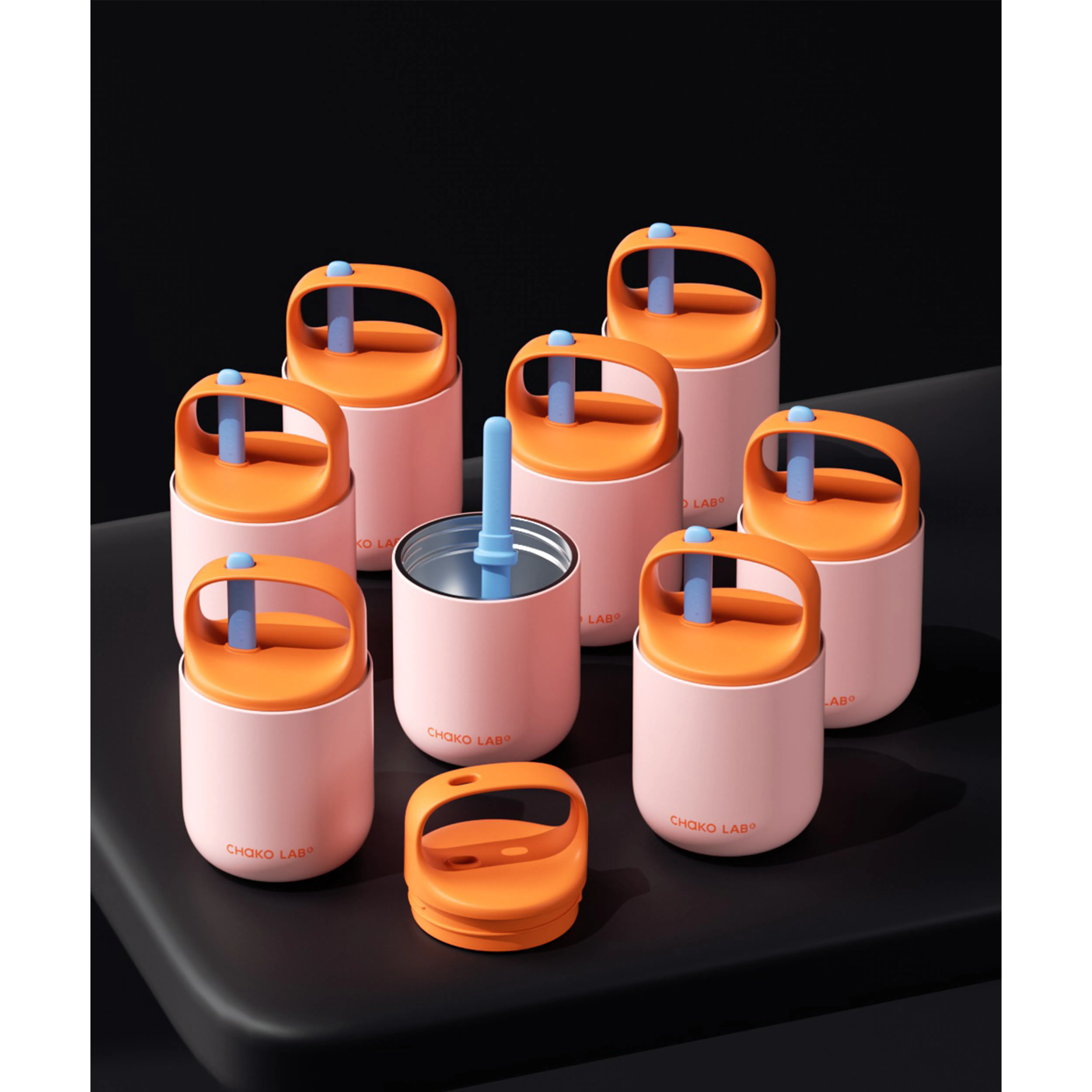 CHAKOLAB BAOBAO Thermal Cup 450ml - Yellow Blue - 7