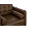 Denver Armchair with Adjustable Footrest - Cedar Brown (Genuine Leather) - 6
