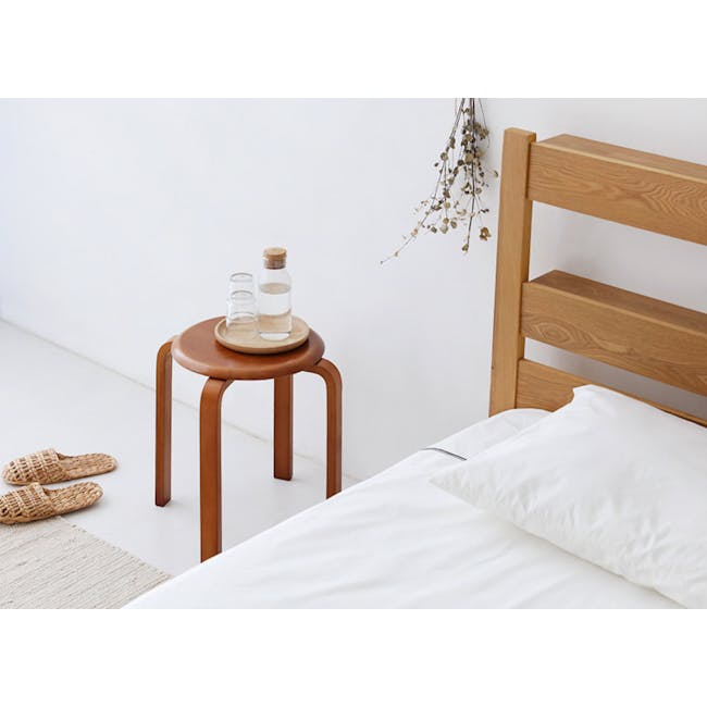 (As-is) Manny Stackable Stool -  Maple - 6