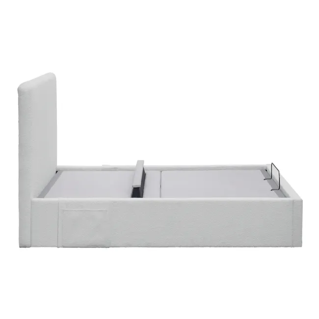 Aeva Queen Adjustable Bed - Grey Boucle - 18