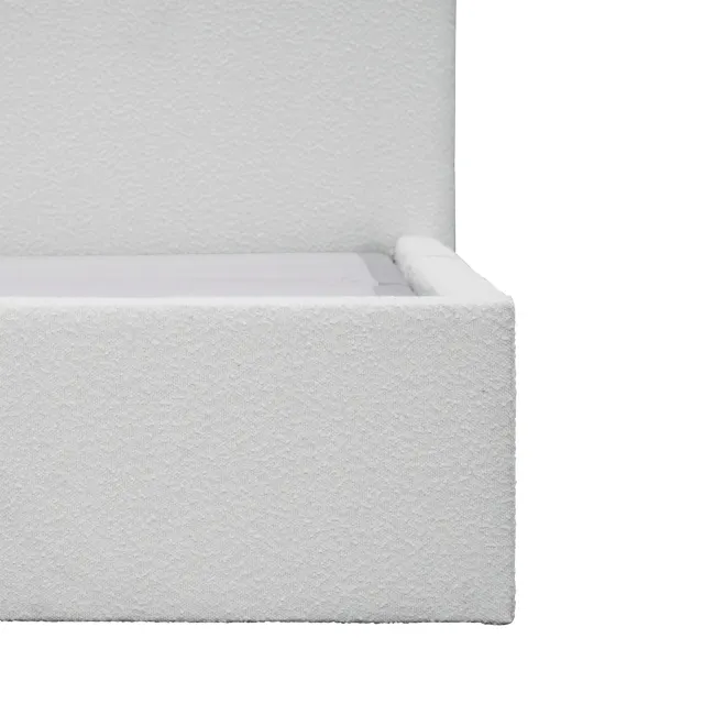 Aeva Queen Adjustable Bed - Grey Boucle - 24