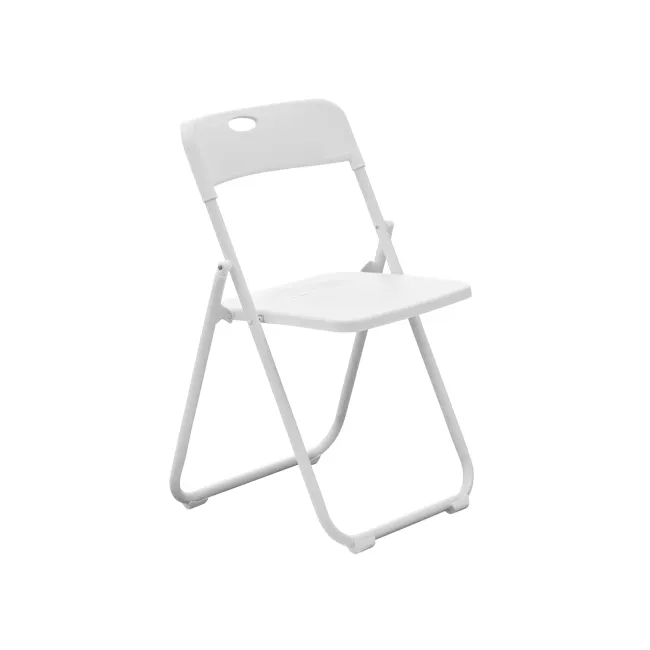 Nixon Folding Chair - White - 1 - Folding chair, white folding chair, folding table, folding table chair, folding table
