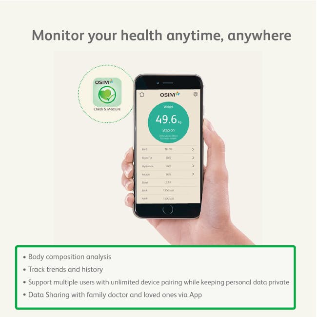 OSIM uGrace Smart Body Composition Monitor - 4
