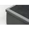ESSENTIALS Queen Headboard Storage Bed - Grey (Fabric) - 2