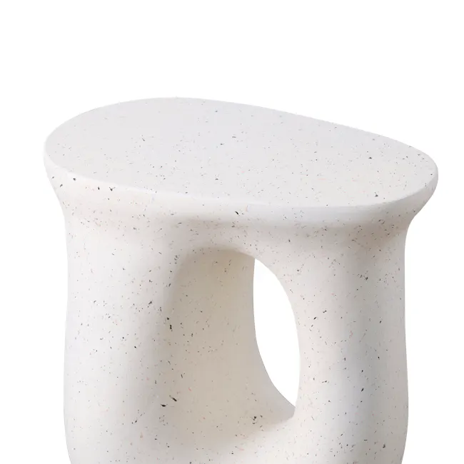 Ugo Sculpted Loop Side Table - 4
