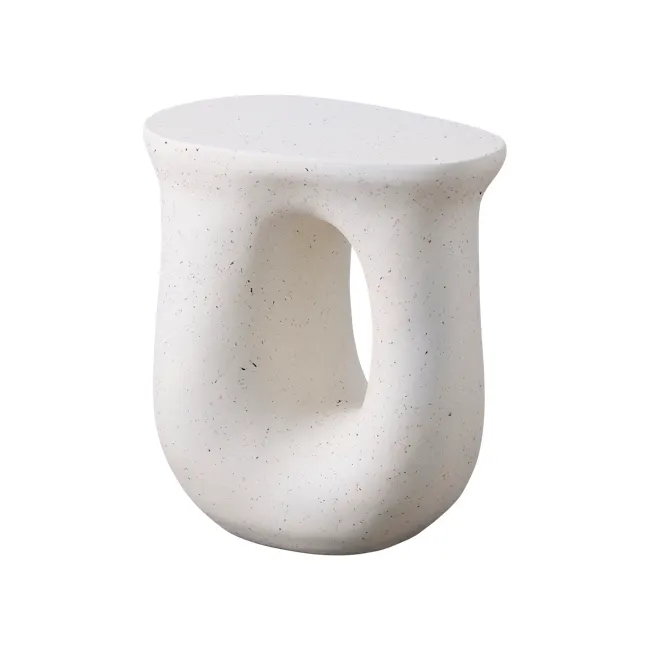 Ugo Sculpted Loop Side Table - 1