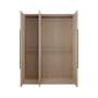 Lucca 3 Door Wardrobe 1 - Herringbone Oak - 0