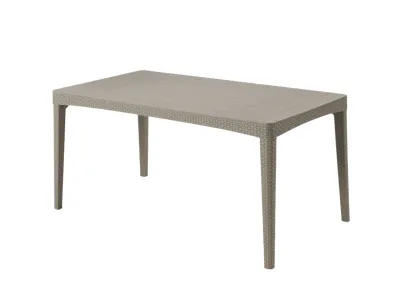 Girona Outdoor Dining Table 1.6m - Cappucino