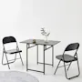 Oasis Sliding Extendable Table 0.5-0.9m - Black - 7