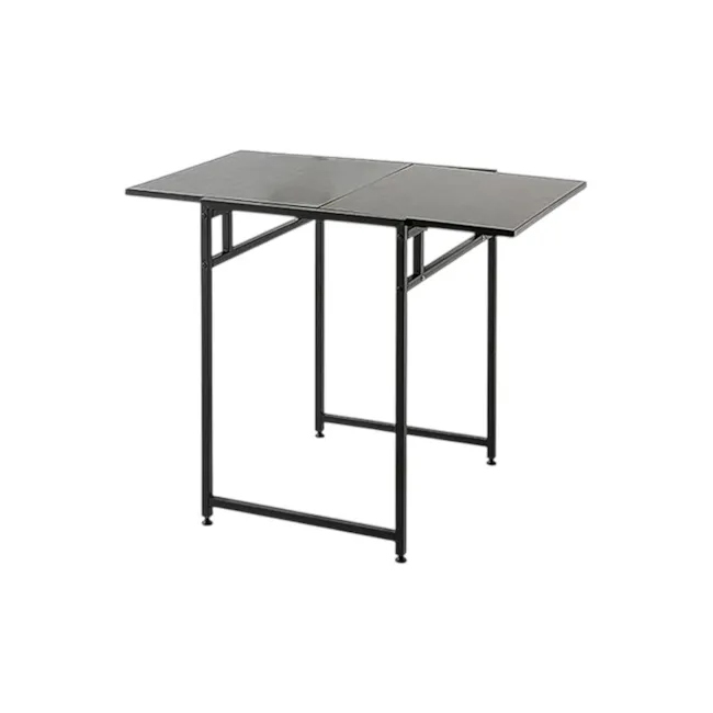 Oasis Sliding Extendable Table 0.5-0.9m - Black - 1