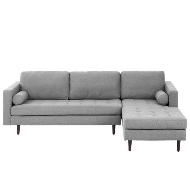 Nolan L-Shaped Sofa - Slate (Fabric) - 0