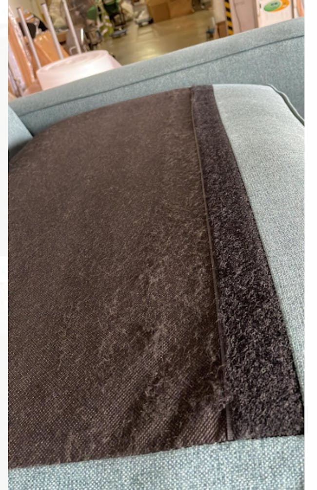 (As-is) Royce 3 Seater Sofa - Nile Green (Fabric) - 1 - 7